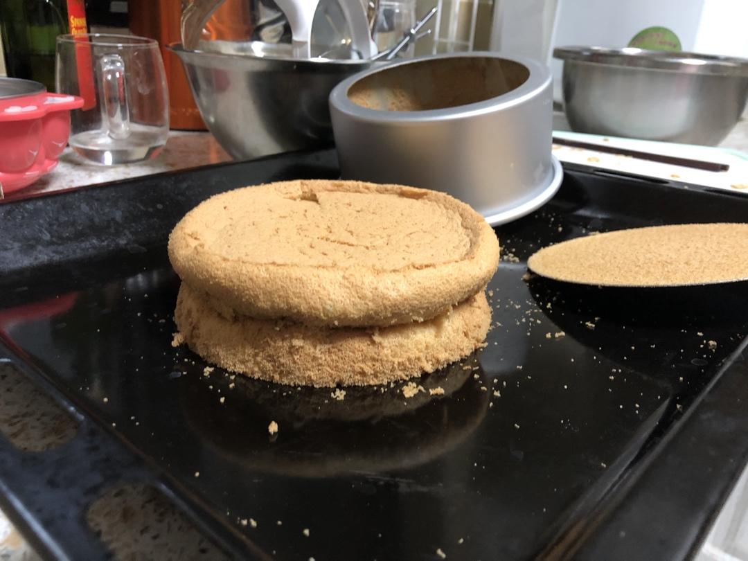 6寸戚风蛋糕（2蛋）