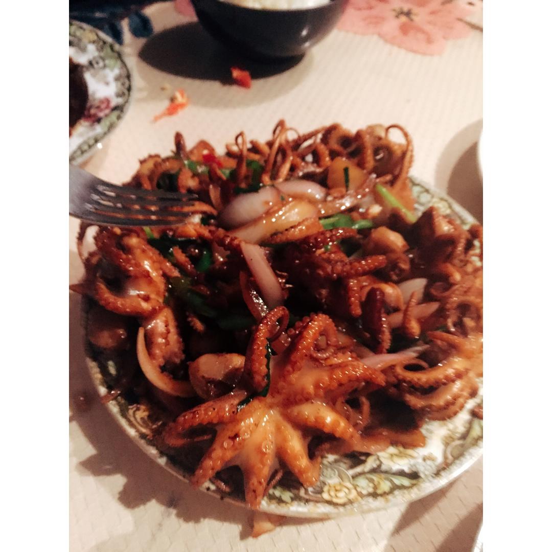 葱烧八带