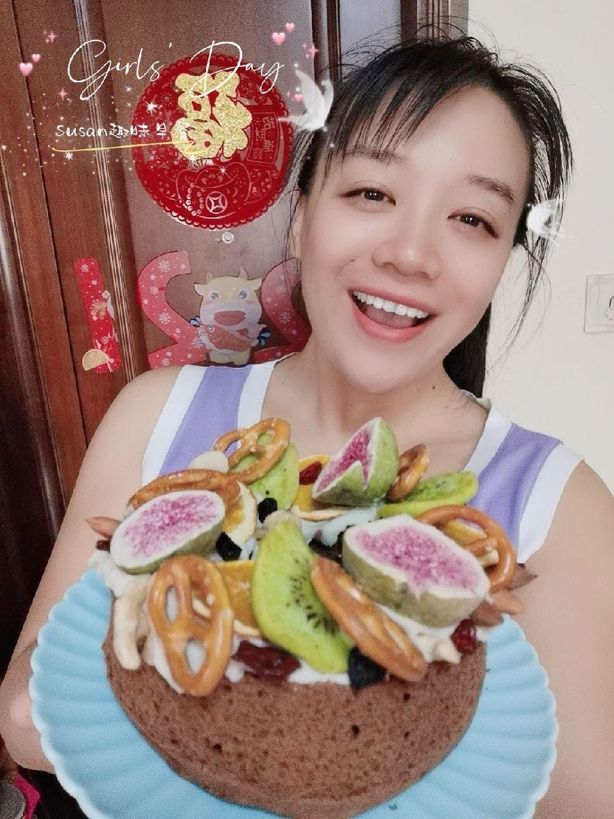 六寸可可戚风