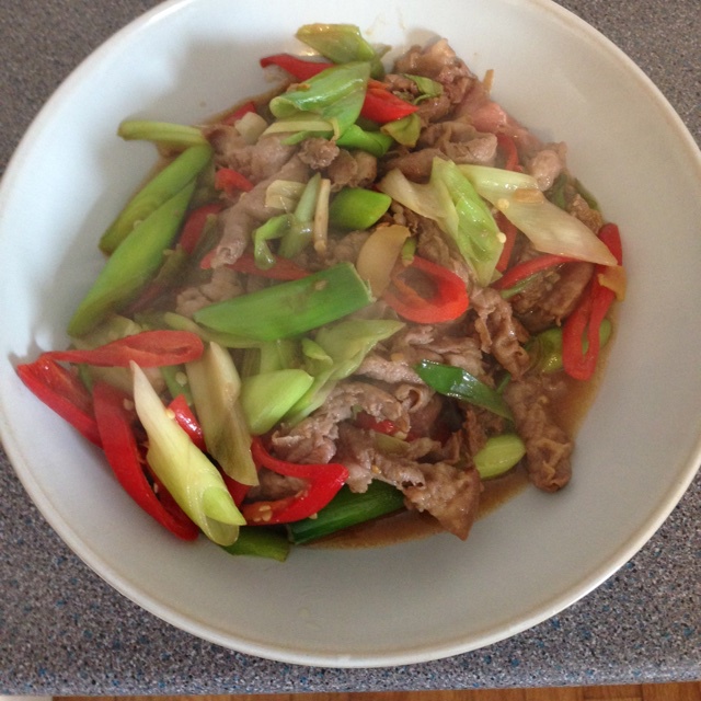 葱爆羊肉