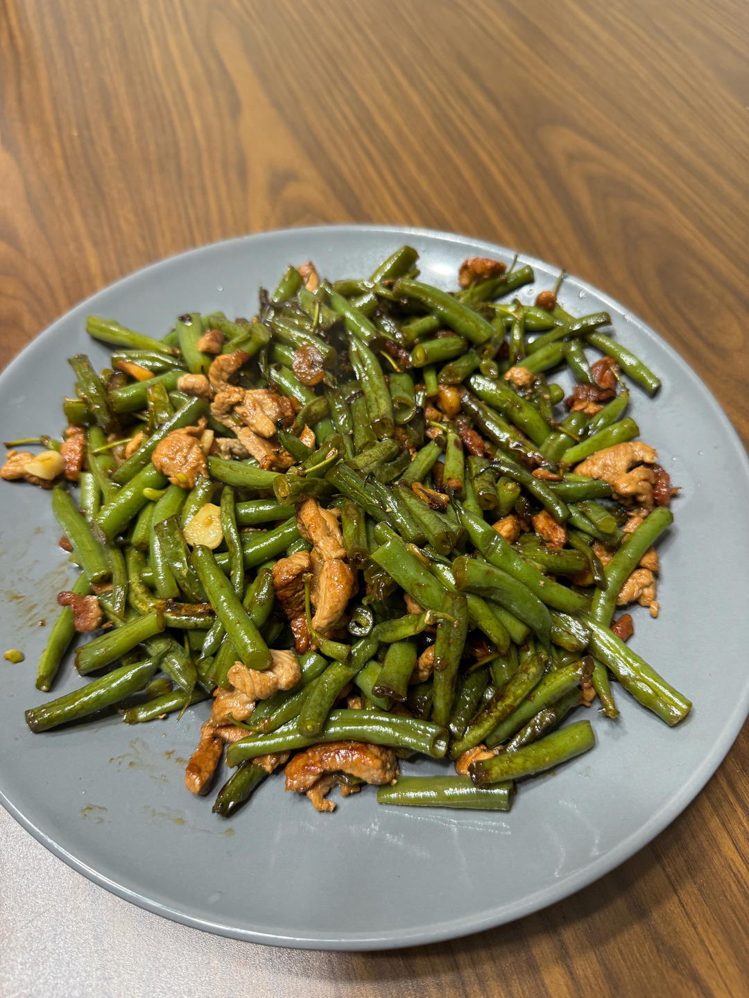 豆角炒肉丝