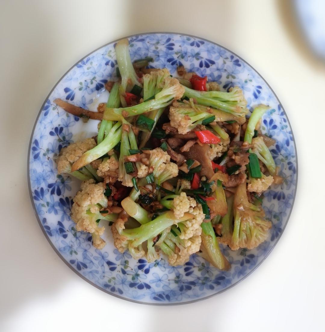 和饭店一个味道的干锅花菜