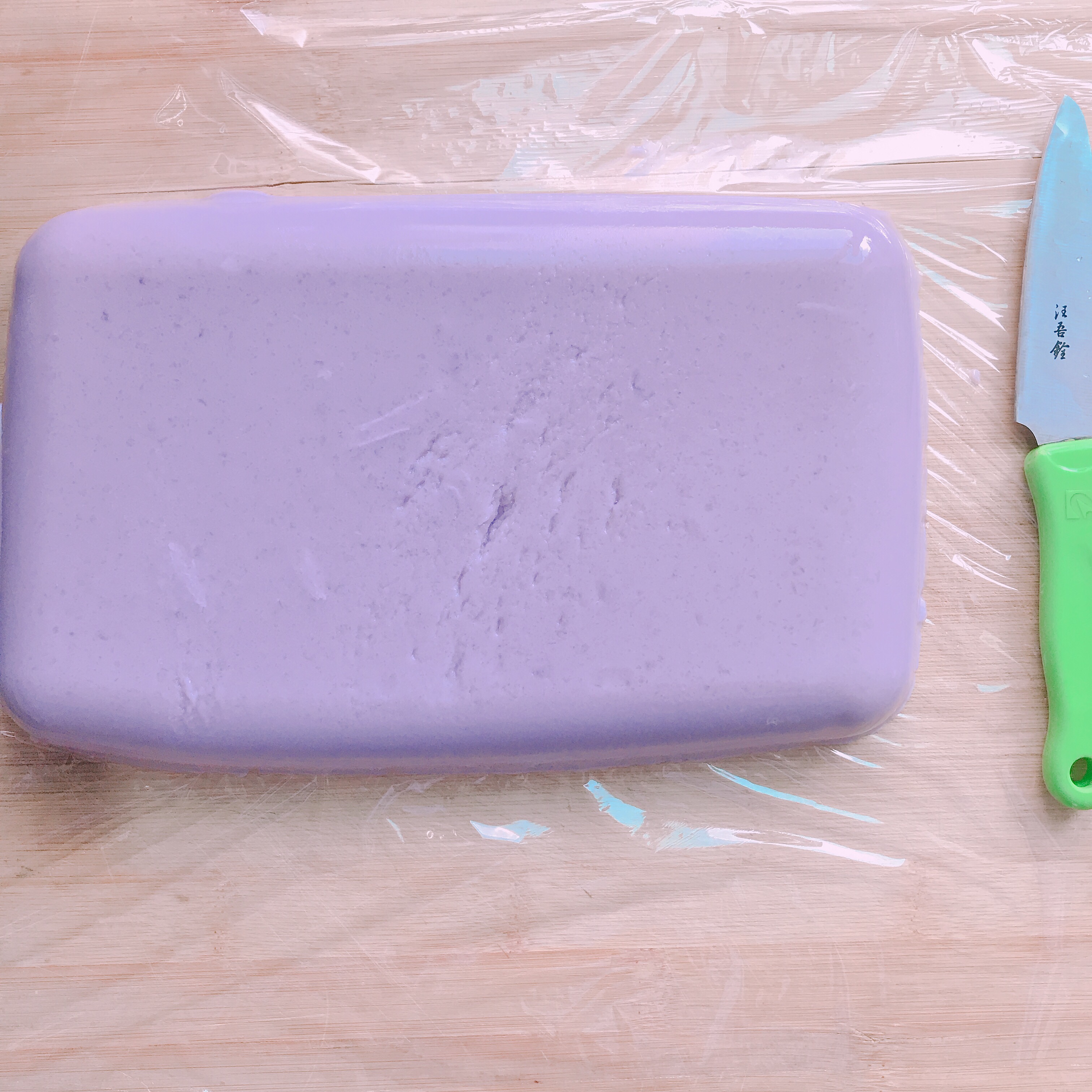 初试版：紫薯牛奶小方