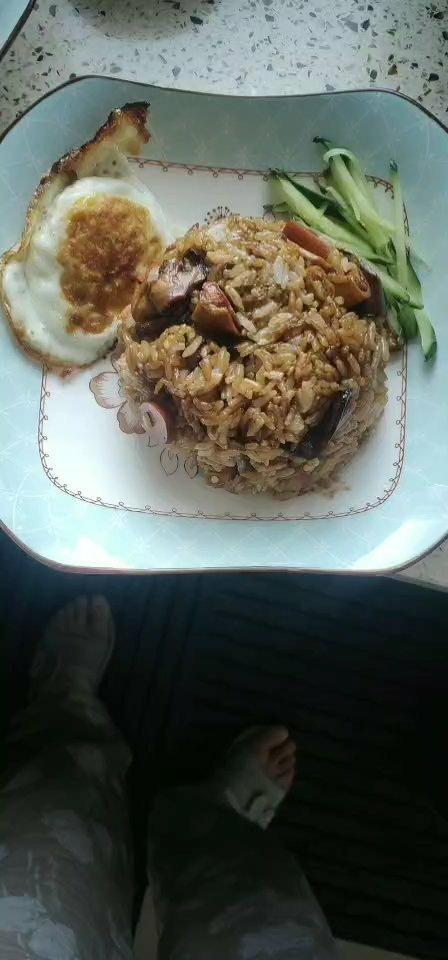超开胃！香菇拌饭