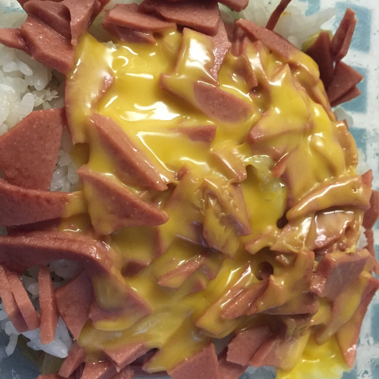 火腿焗饭