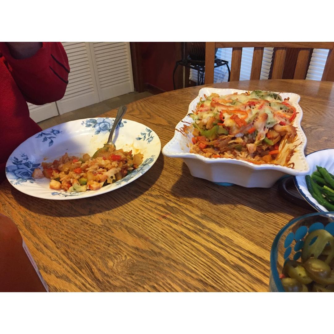 番茄鸡肉浓情焗饭【两人份】