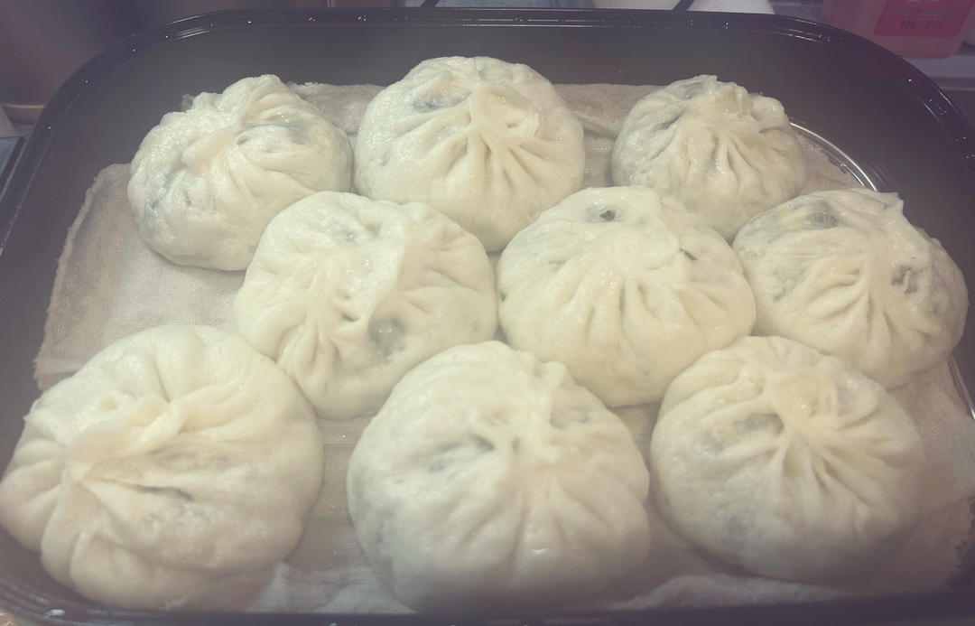 茴香鸡蛋包子