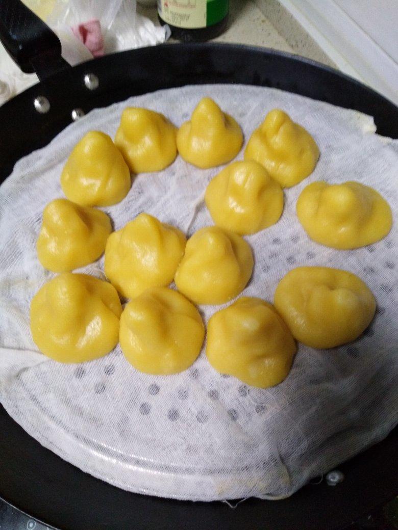 奶香糯米窝窝头