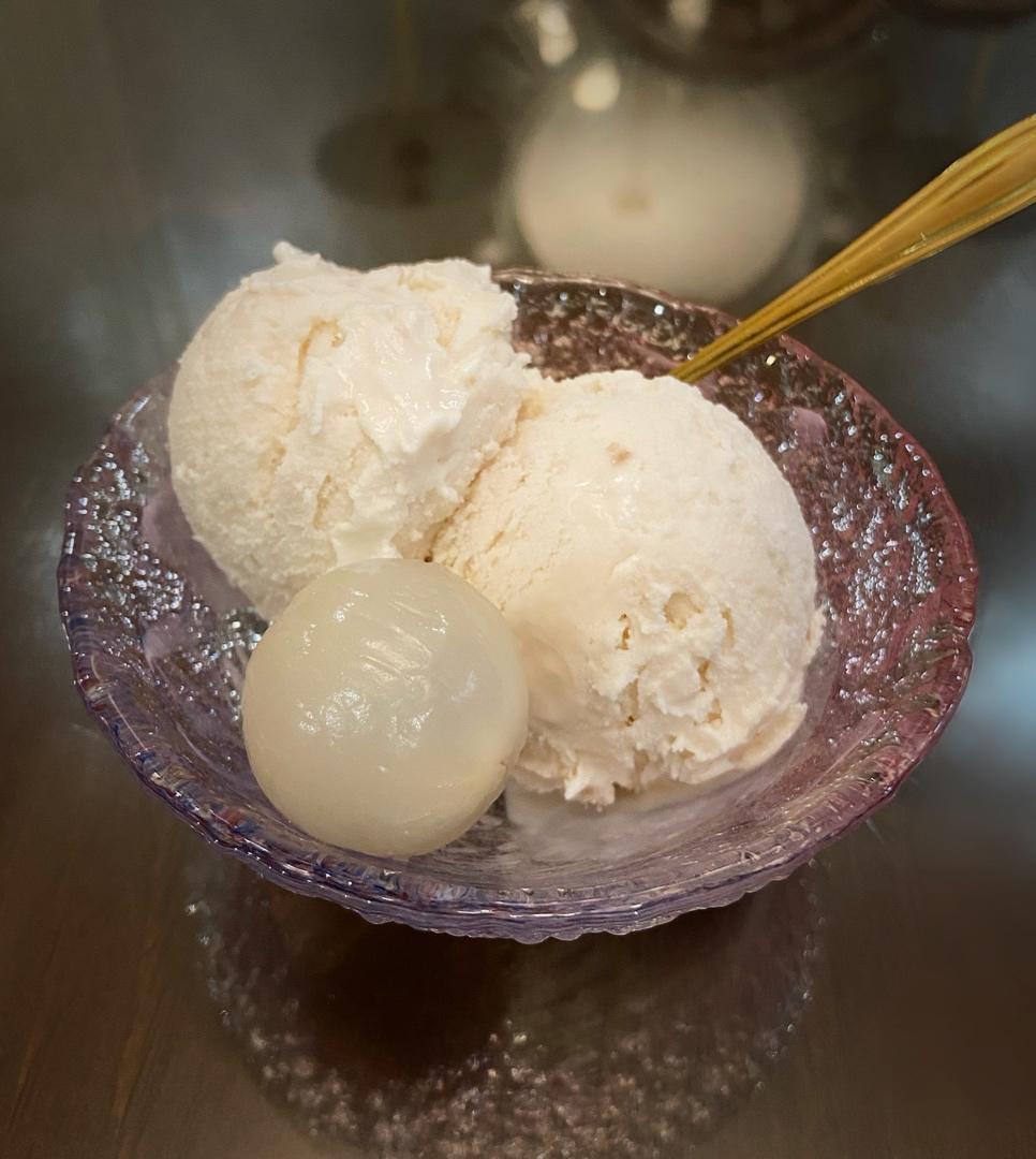 【附无冰淇淋机版】馥郁玫瑰荔枝意式冰淇淋Gelato