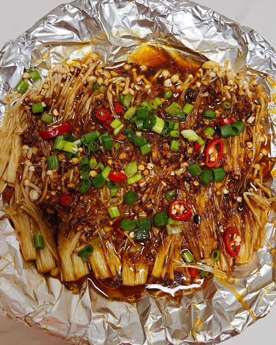 烧烤金针菇的做法