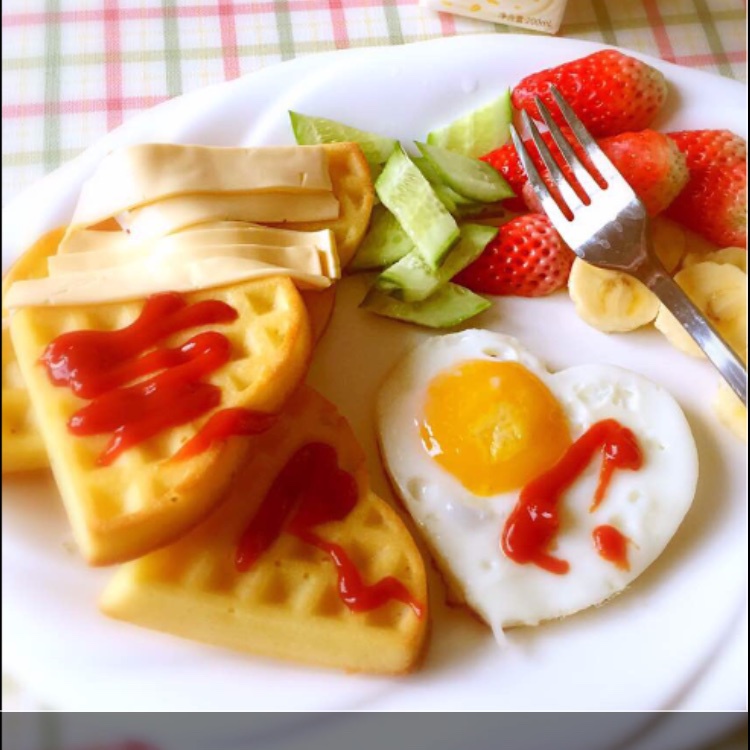 华夫饼的制作(七岁儿童版)