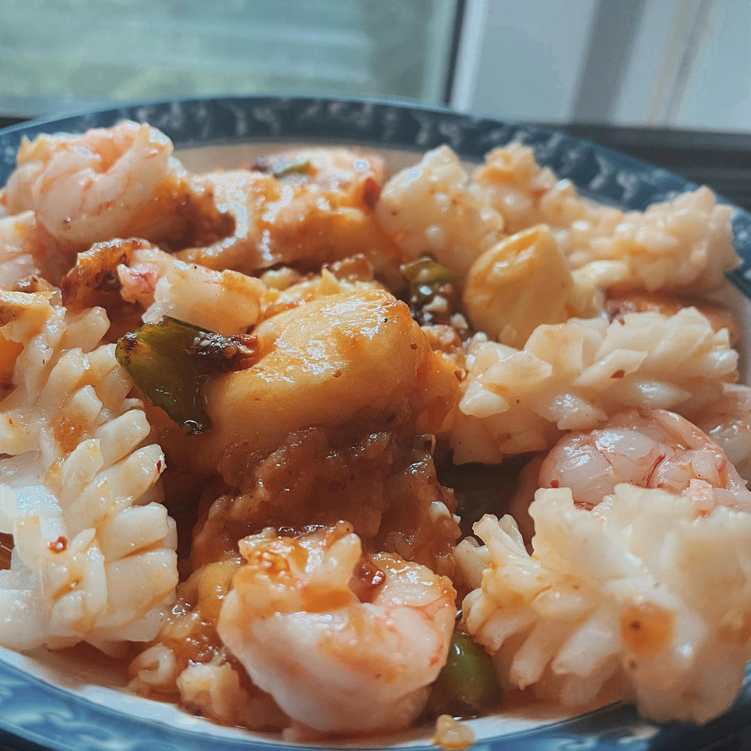 海鲜茄子煲