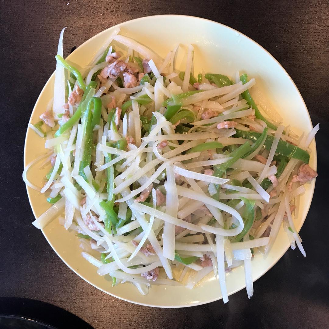 土豆炒肉丝