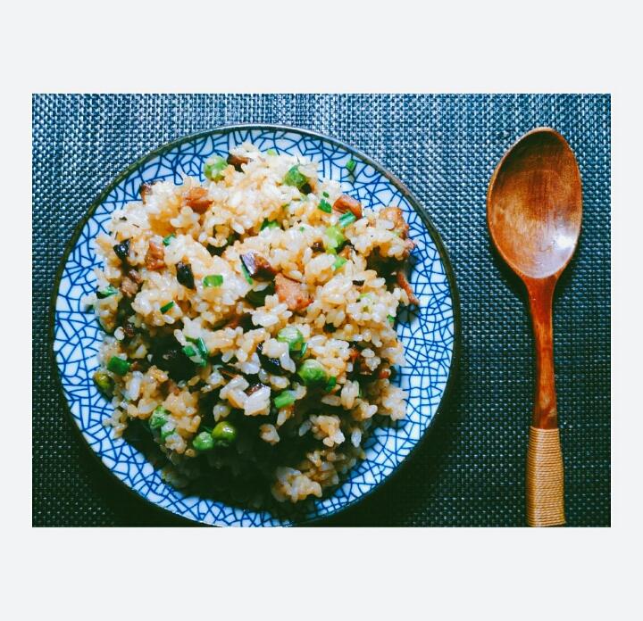 香菇肉丁油饭