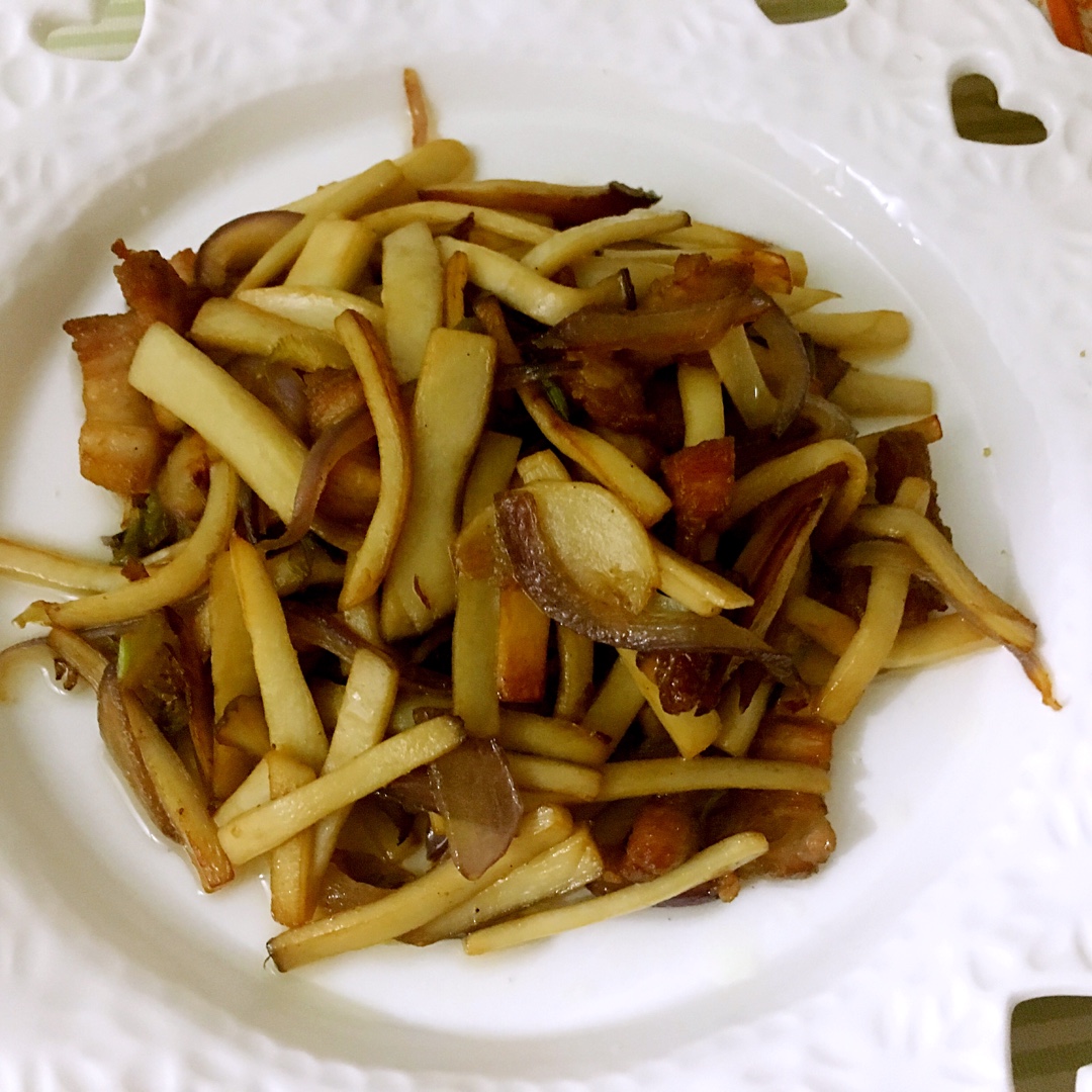 洋葱遇到杏鲍菇