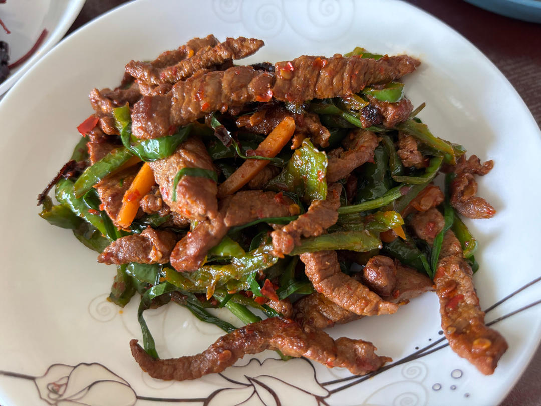 青椒牛肉丝