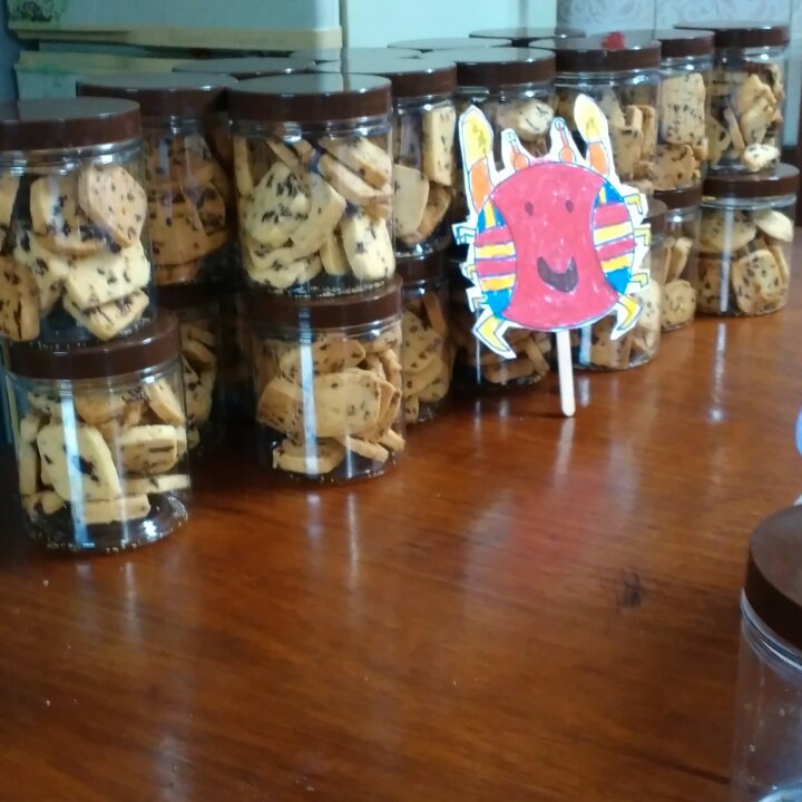 大份量的蔓越莓饼干