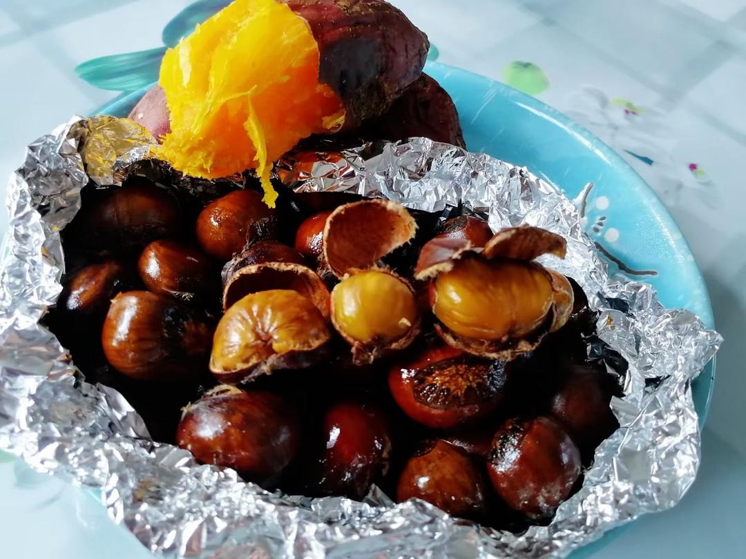 超级好剥皮的糖炒栗子烤箱版（零失败）