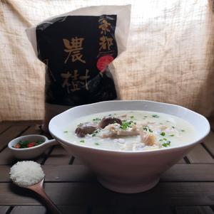 农树大米      鸡丝薏米粥的做法 步骤10