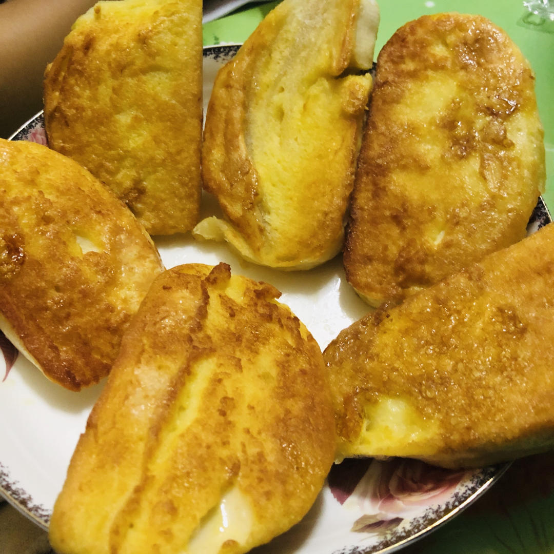 鸡蛋煎馒头片