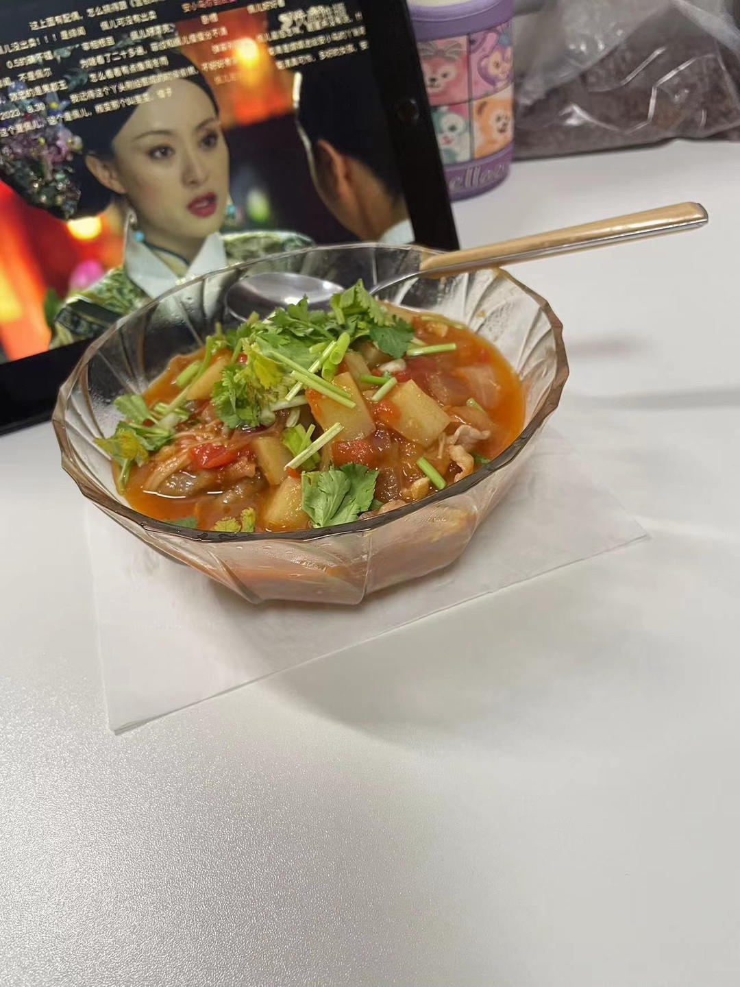 好吃到汤汁不剩的番茄土豆肥牛汤