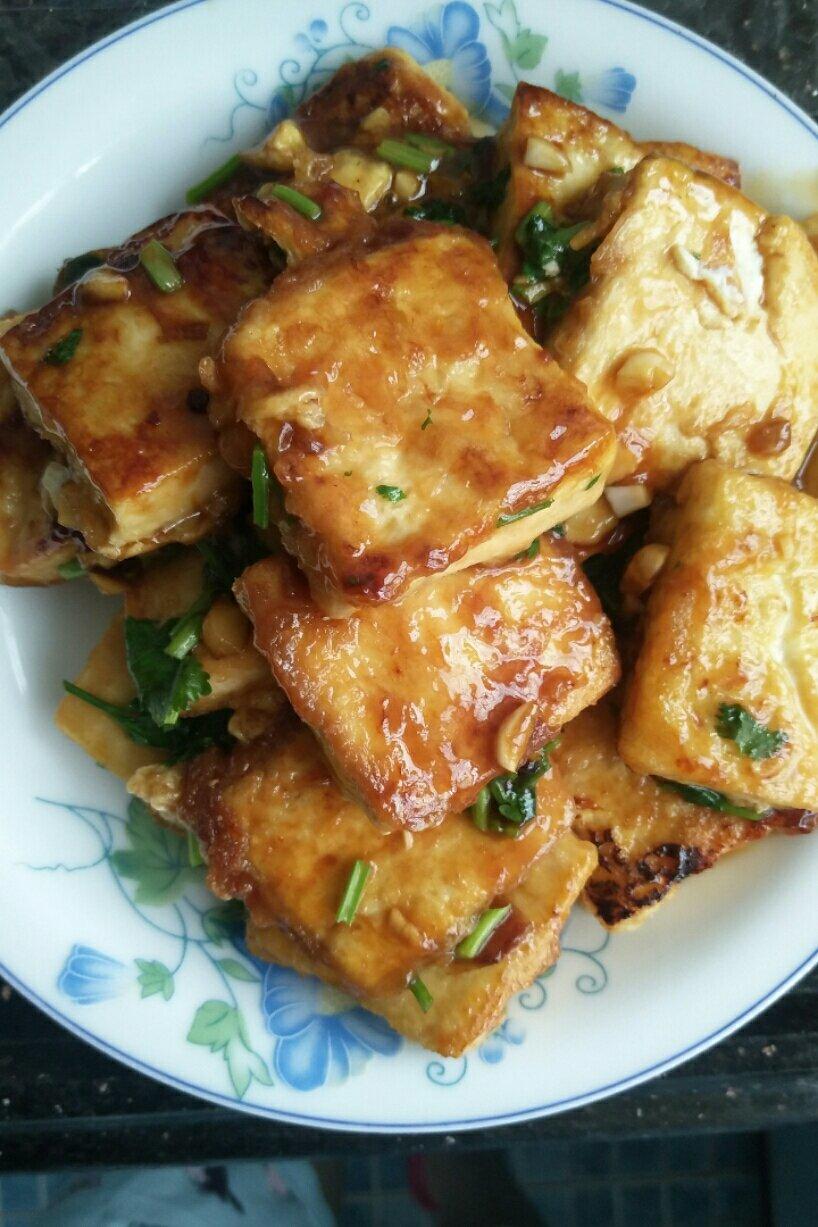 无敌好吃的香煎豆腐