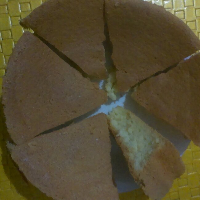 6寸原味戚风蛋糕