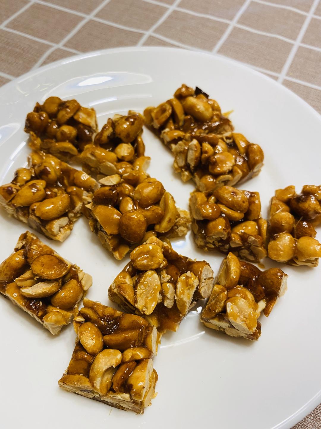 无油版花生糖的做法