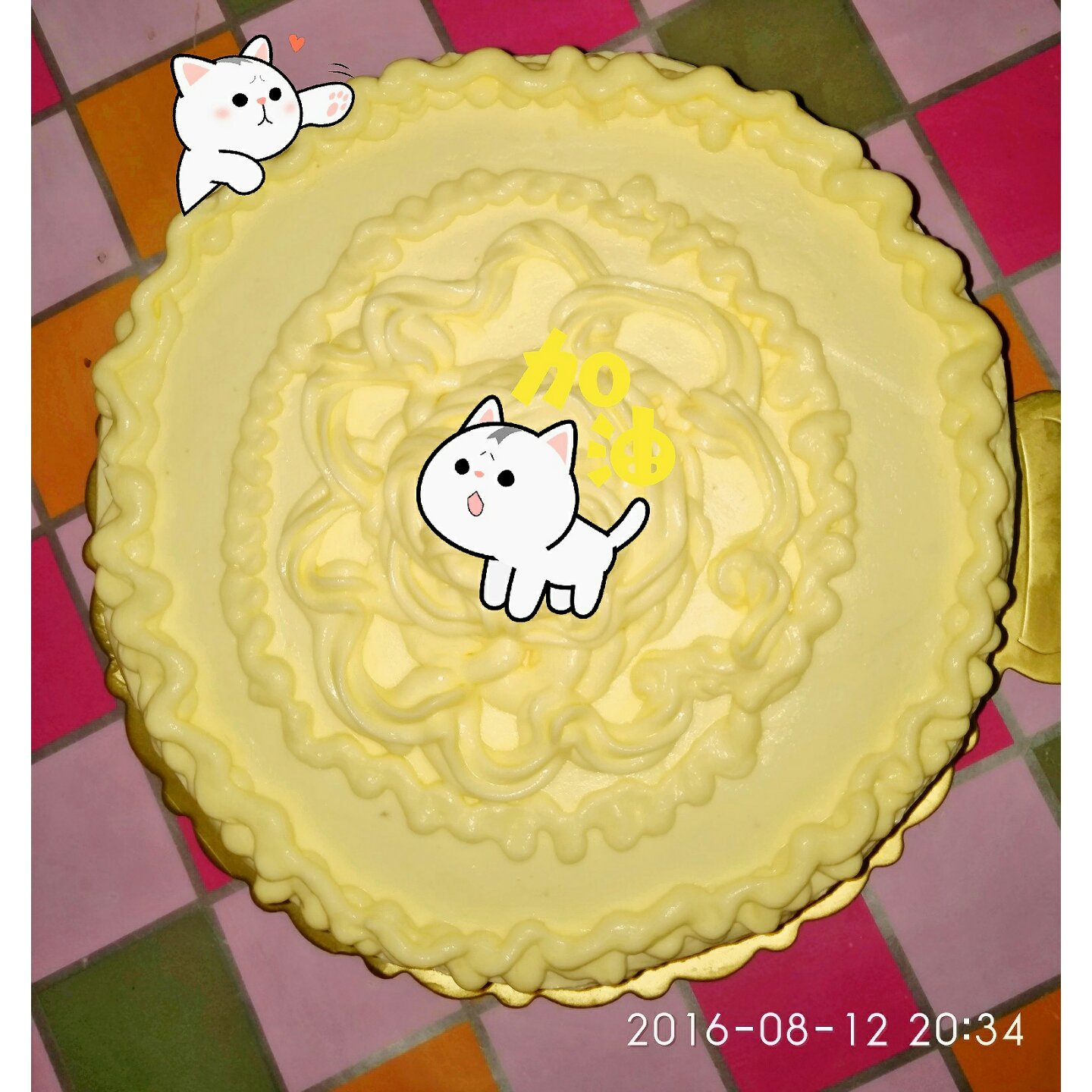 淡奶油抹面视频