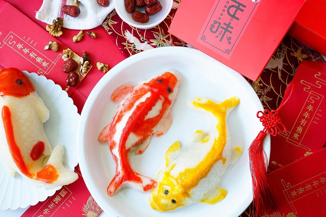 呱呱呱呱做的年年有余年糕