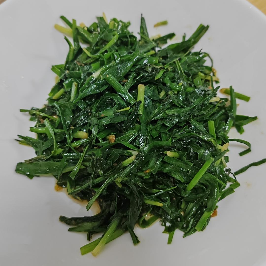 素炒韭菜