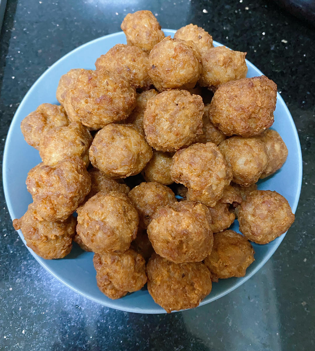 炸莲藕猪肉丸子-年味