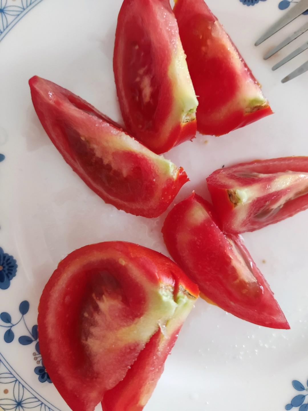 夏天必备糖拌西红柿