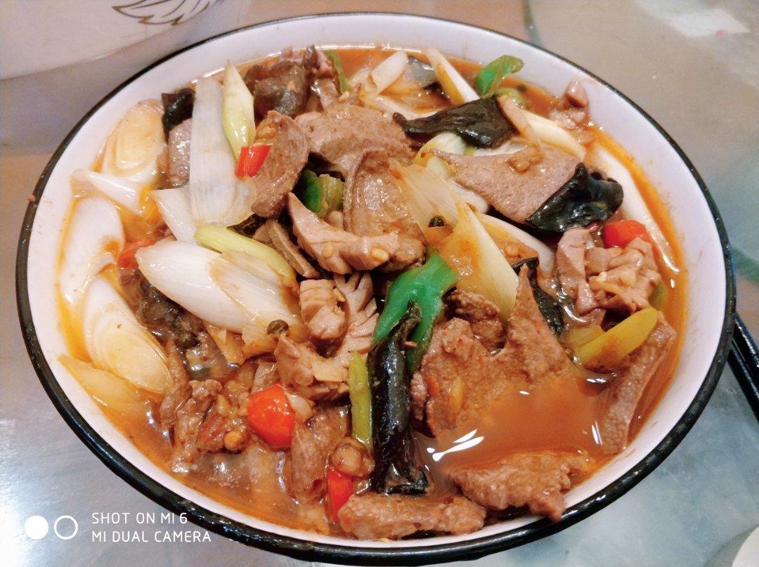 泡椒肝腰合炒