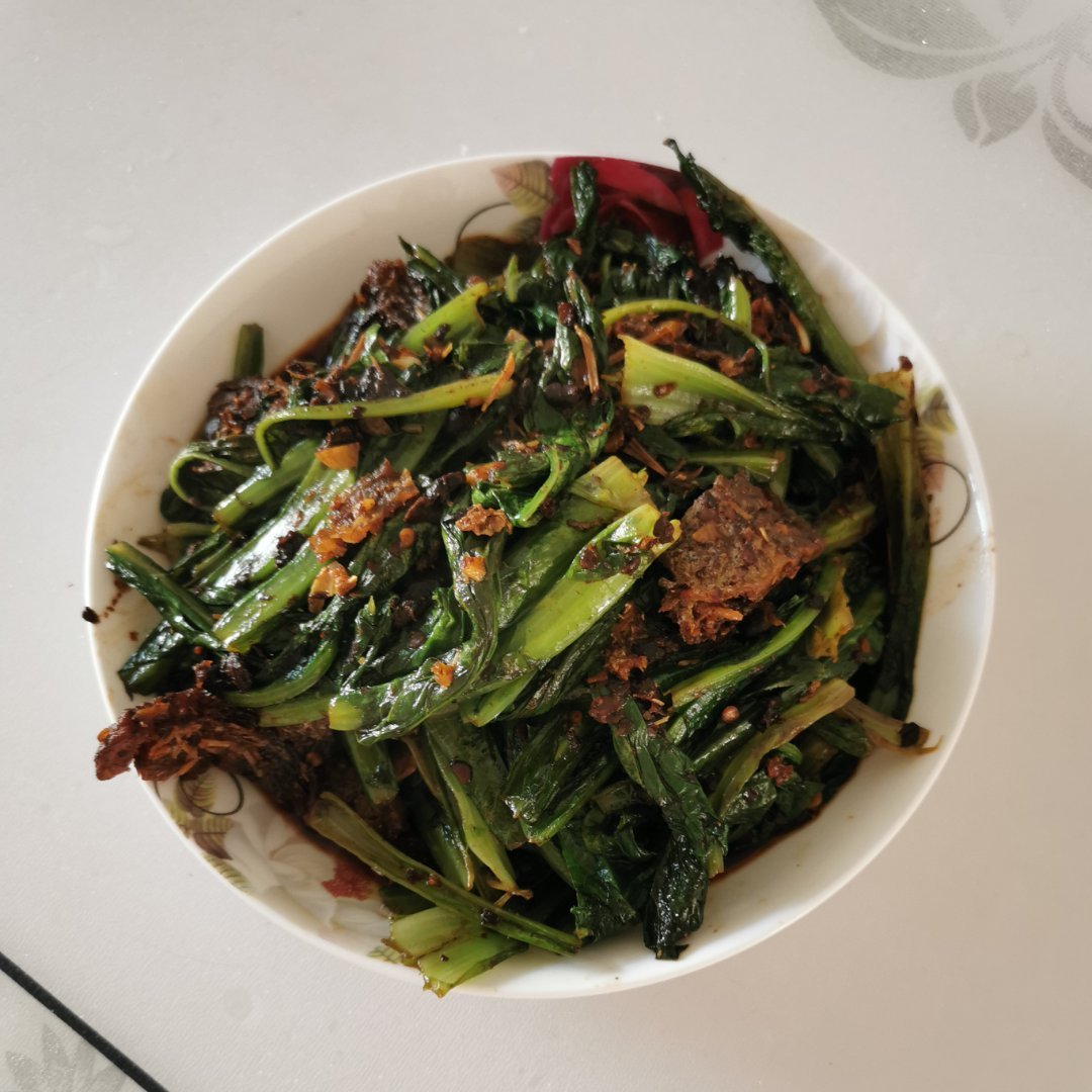 下饭神器—豆豉鲮鱼油麦菜