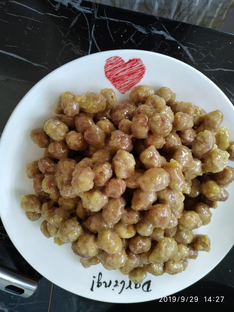 油炸包糖花生米的做法