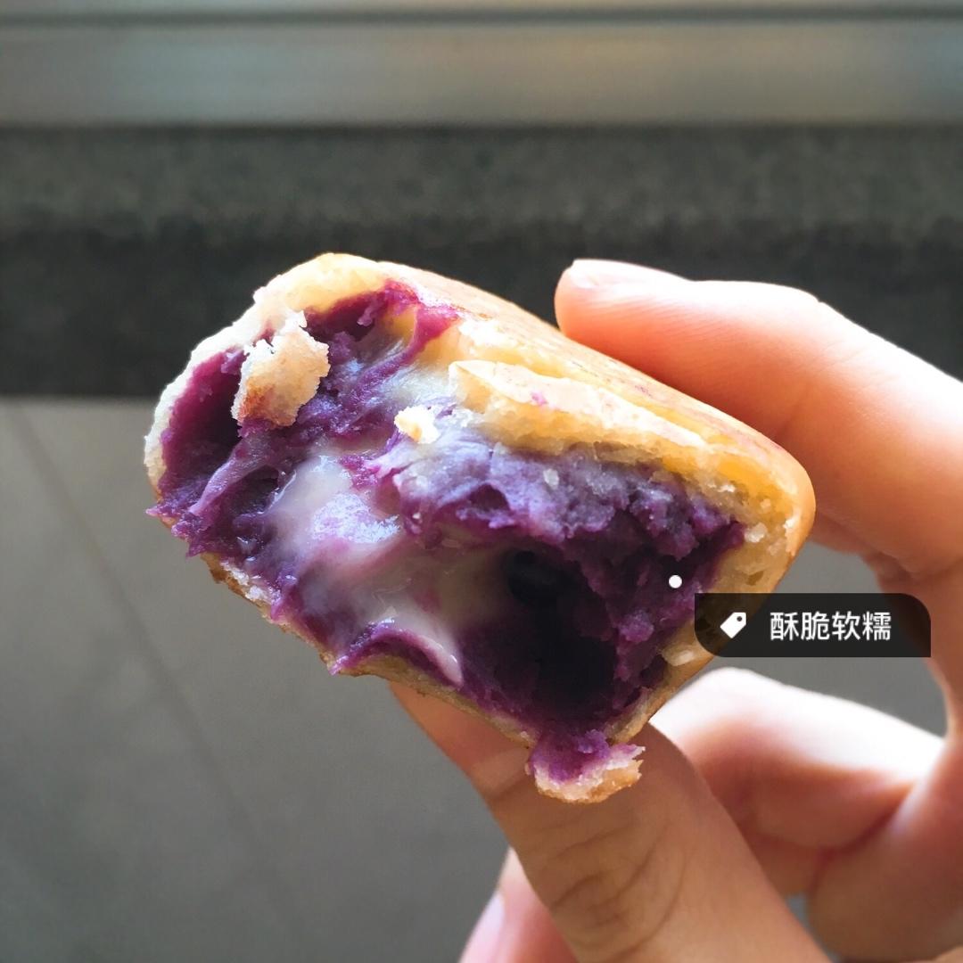 网红爆浆紫薯仙豆糕(低卡版)超长拉丝