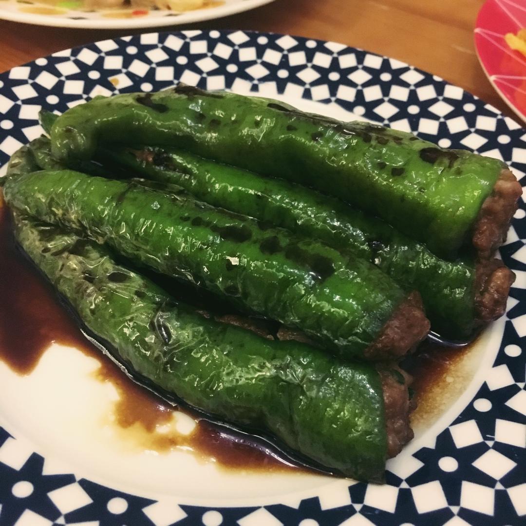 下饭菜肴--青椒酿肉