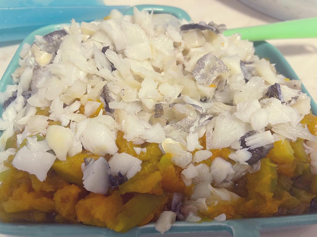 宠物零食-南瓜鳕鱼饼的做法