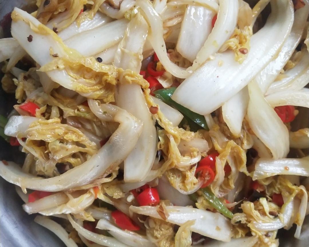 酸辣娃娃菜家常菜的做法