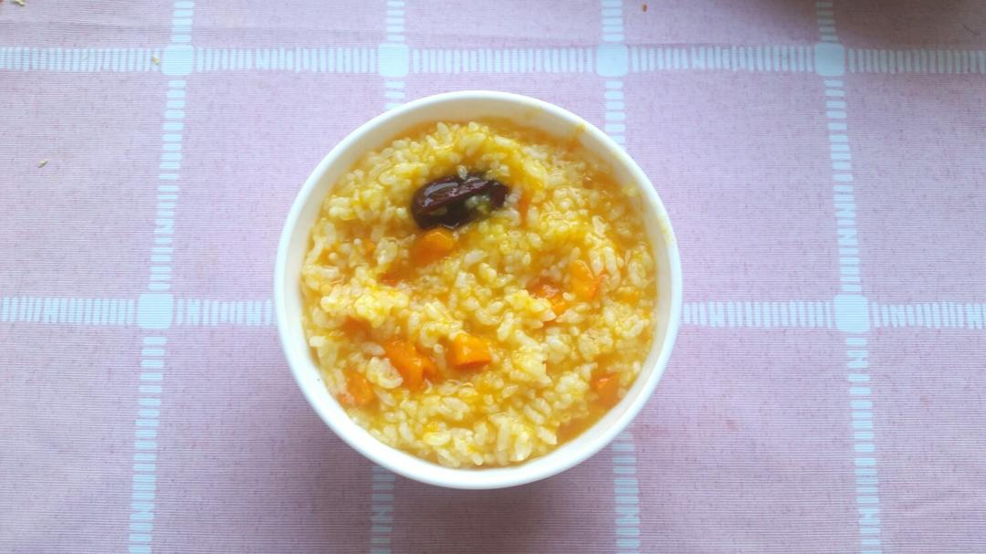 电饭锅版香甜南瓜粥