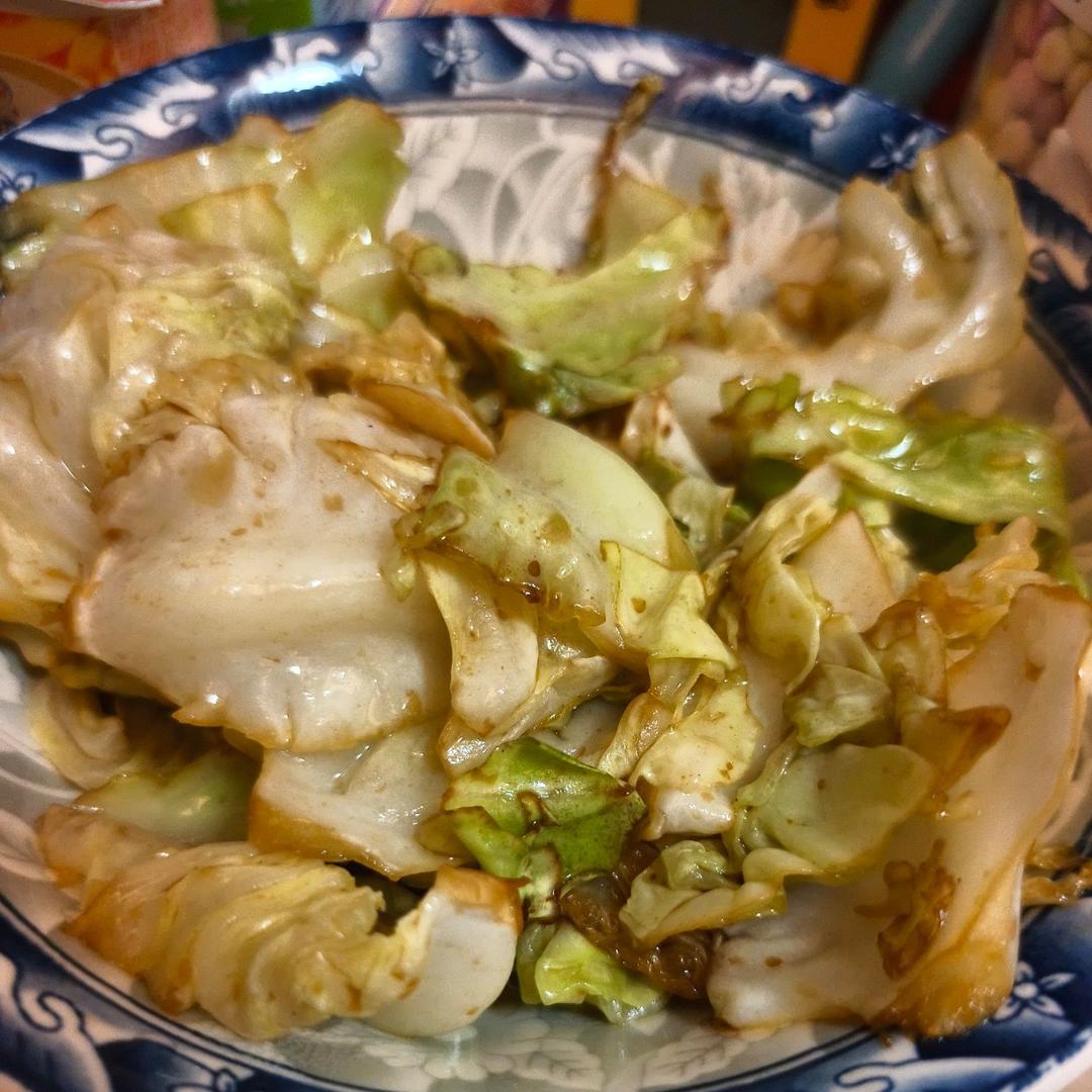 素炝手撕包菜