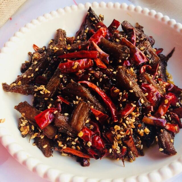 四川小吃—麻辣牛肉干