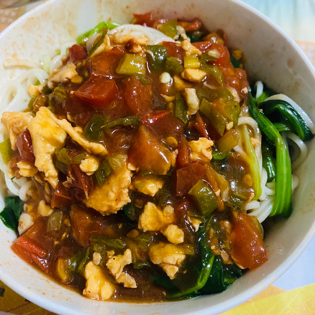 番茄鸡蛋打卤面