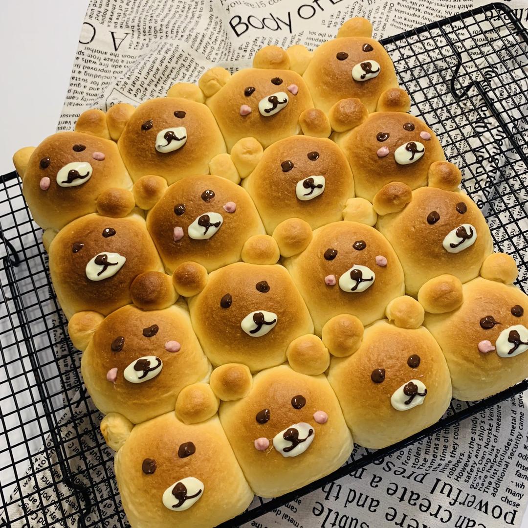 小熊酸奶餐包的做法