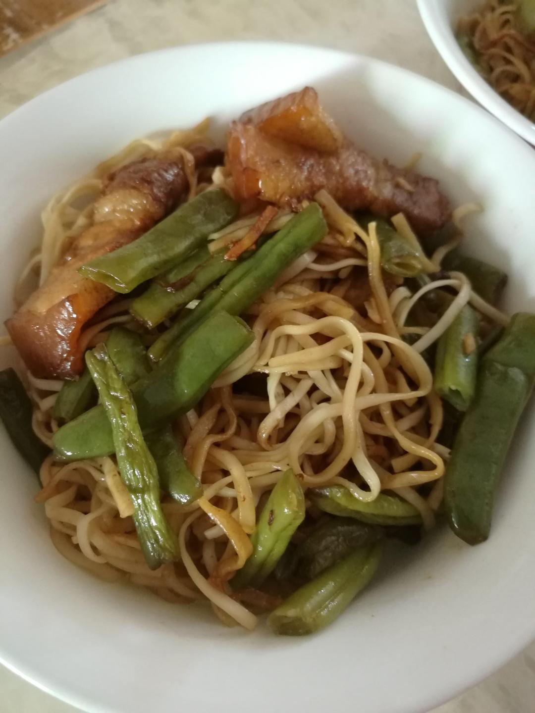 豆角焖面