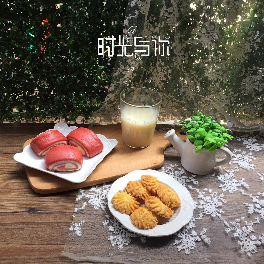 双色馒头（花朵馒头）