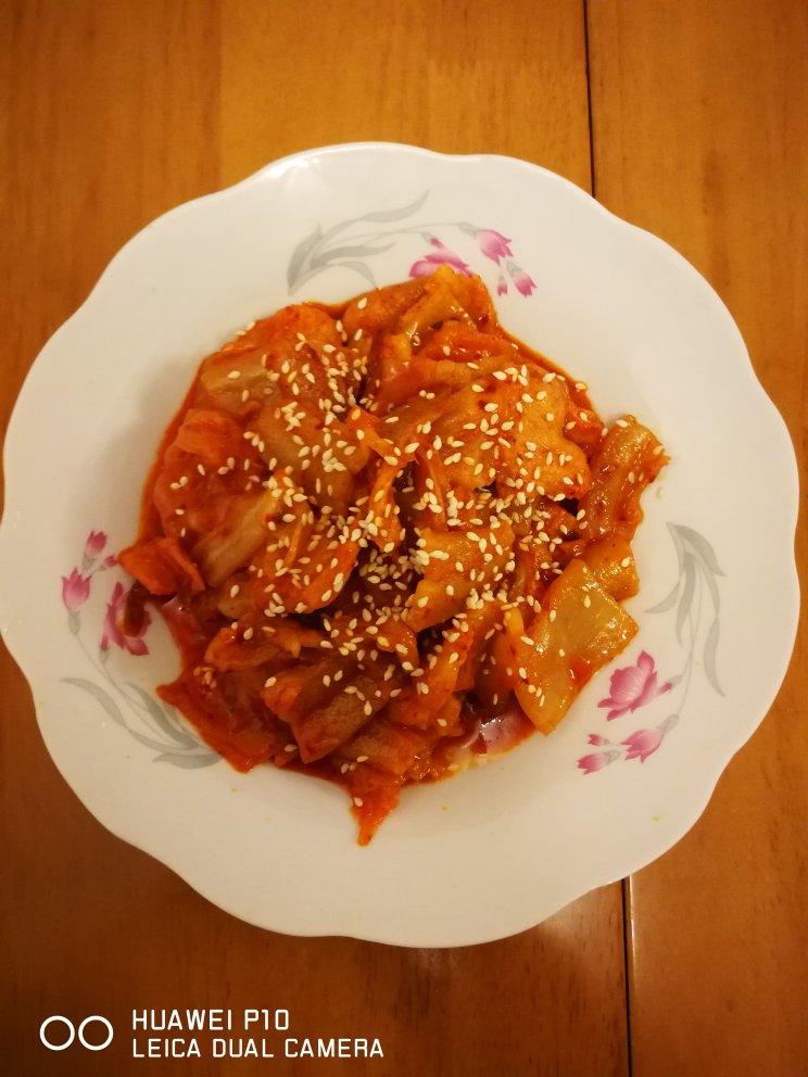 韩式泡菜五花肉