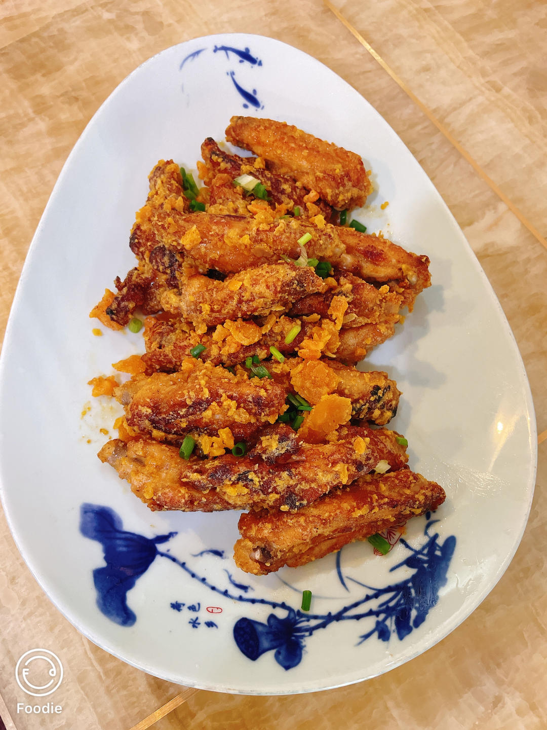 金沙鸡翅【咸蛋黄焗鸡翅】