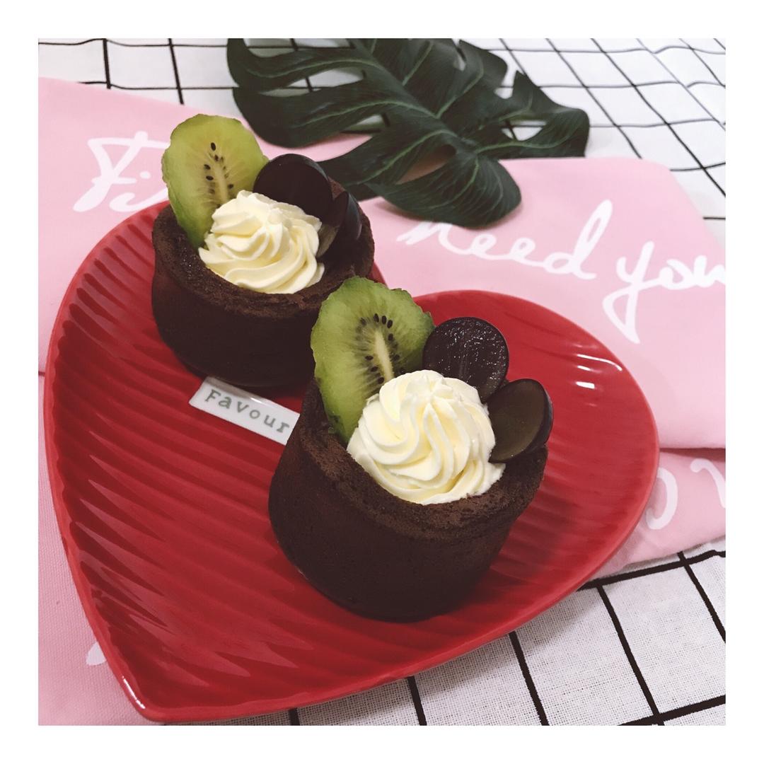 巧克力海绵杯子蛋糕